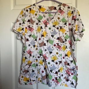 Sheep with Knitted Sweaters Health Scrub